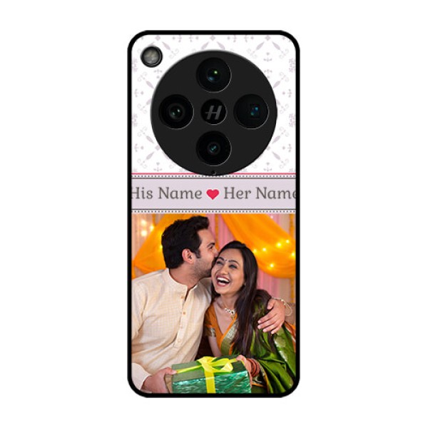 Find X8 Pro 5G Custom Glass Phone Case - With Photo And Ethnic Design Find X8 Pro 5G Custom Glass Phone Case - With Photo And Ethnic Design