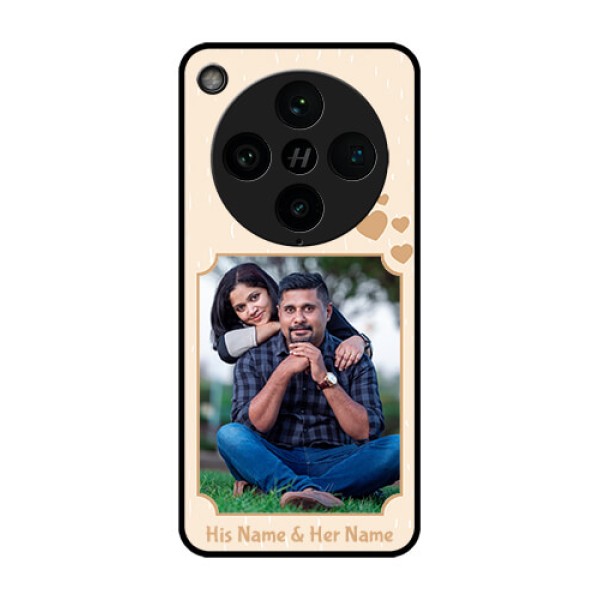 Find X8 Pro 5G Custom Glass Phone Case - With Confetti Love Design Find X8 Pro 5G Custom Glass Phone Case - With Confetti Love Design