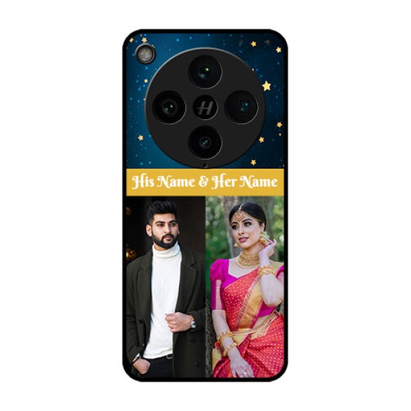 Find X8 Pro 5G Custom Glass Phone Case - Galaxy Stars Backdrop Design