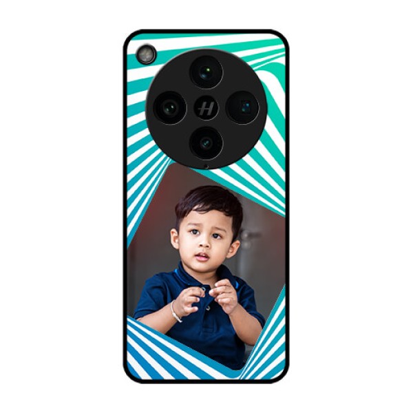Find X8 Pro 5G Custom Glass Phone Case - Abstract Spiral Design