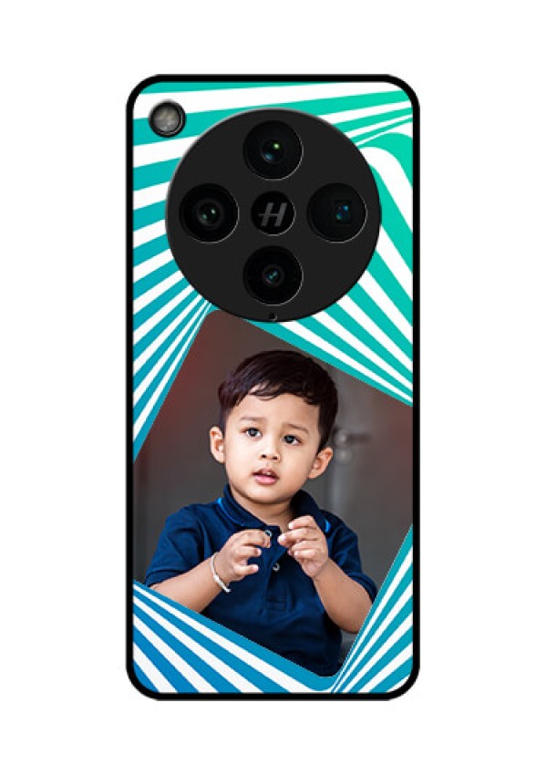 Find X8 Pro 5G Custom Glass Phone Case - Abstract Spiral Design