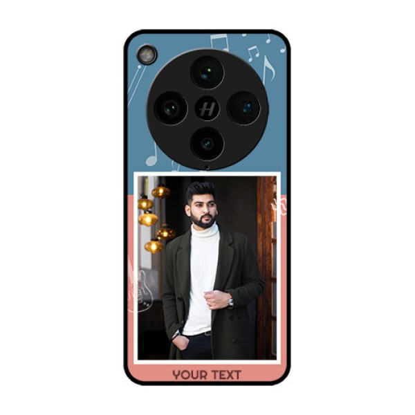 Find X8 Pro 5G Custom Glass Phone Case - With Color Musical Note Design Find X8 Pro 5G Custom Glass Phone Case - With Color Musical Note Design