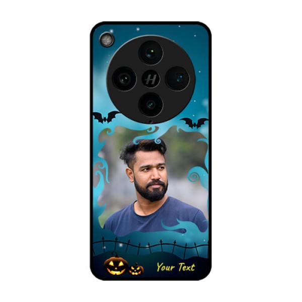 Find X8 Pro 5G Custom Glass Phone Case - Halloween Frame Design Find X8 Pro 5G Custom Glass Phone Case - Halloween Frame Design