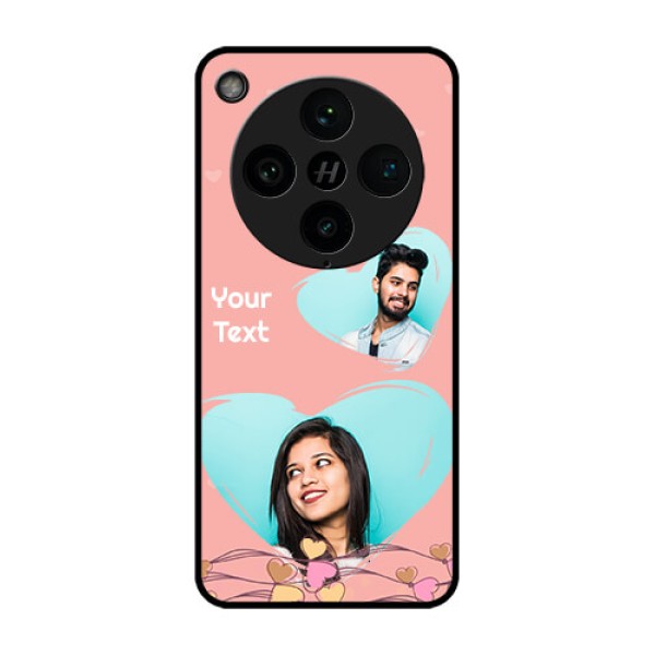 Find X8 Pro 5G Custom Glass Phone Case - Love Doodle Design Find X8 Pro 5G Custom Glass Phone Case - Love Doodle Design