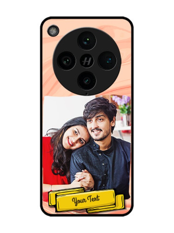 Custom Find X8 Pro 5G Custom Glass Phone Case - Marble Texture Design