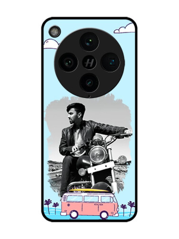 Custom Find X8 Pro 5G Custom Glass Phone Case - Travel and Adventure Design