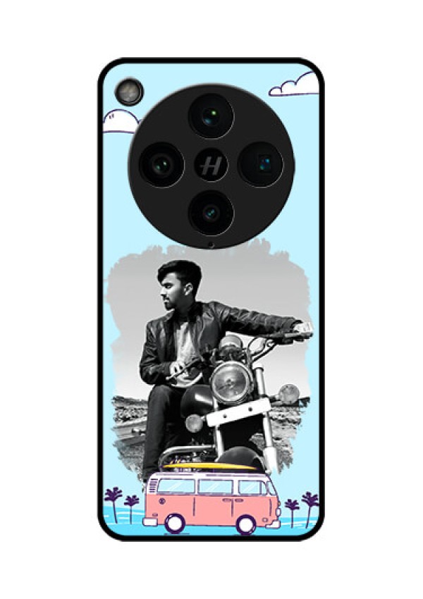 Find X8 Pro 5G Custom Glass Phone Case - Travel and Adventure Design