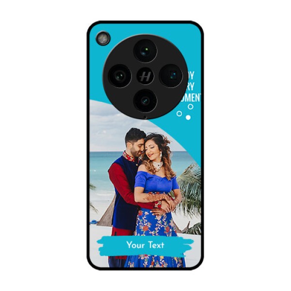 Find X8 Pro 5G Custom Glass Phone Case - Happy Moment Design