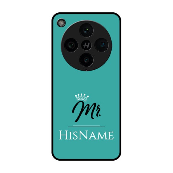 Find X8 Pro 5G Custom Glass Phone Case - Mr With Name Design Find X8 Pro 5G Custom Glass Phone Case - Mr With Name Design
