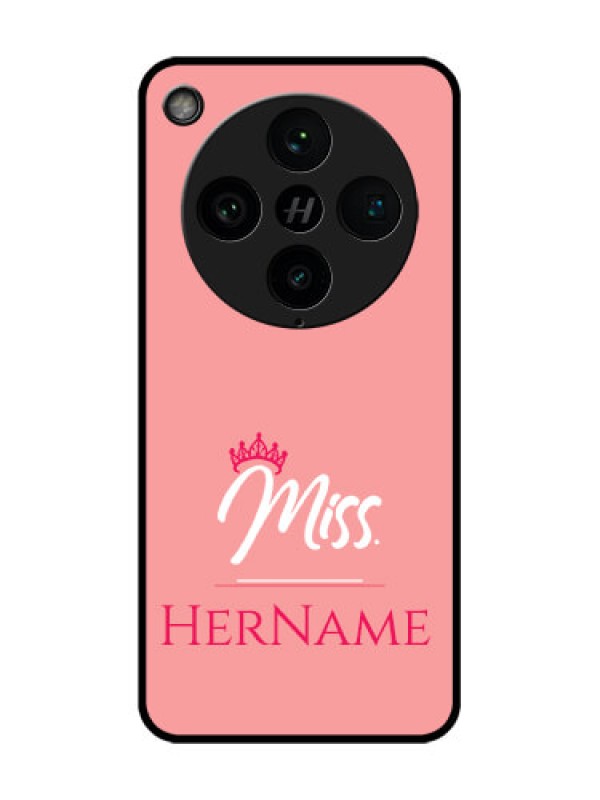 Custom Find X8 Pro 5G Custom Glass Phone Case - Mrs With Name Design
