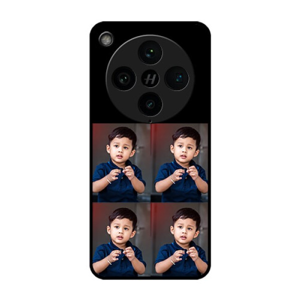 Find X8 Pro 5G Custom Glass Phone Case - 4 Image Holder Design