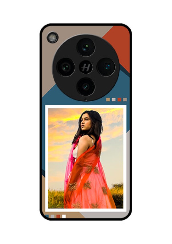 Find X8 Pro 5G Custom Glass Phone Case - Retro Color Pallet Design