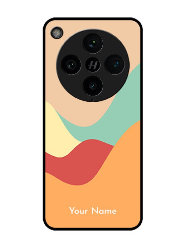 Custom Find X8 Pro 5G Custom Glass Phone Case - Ocean Waves Multi - Colour Design