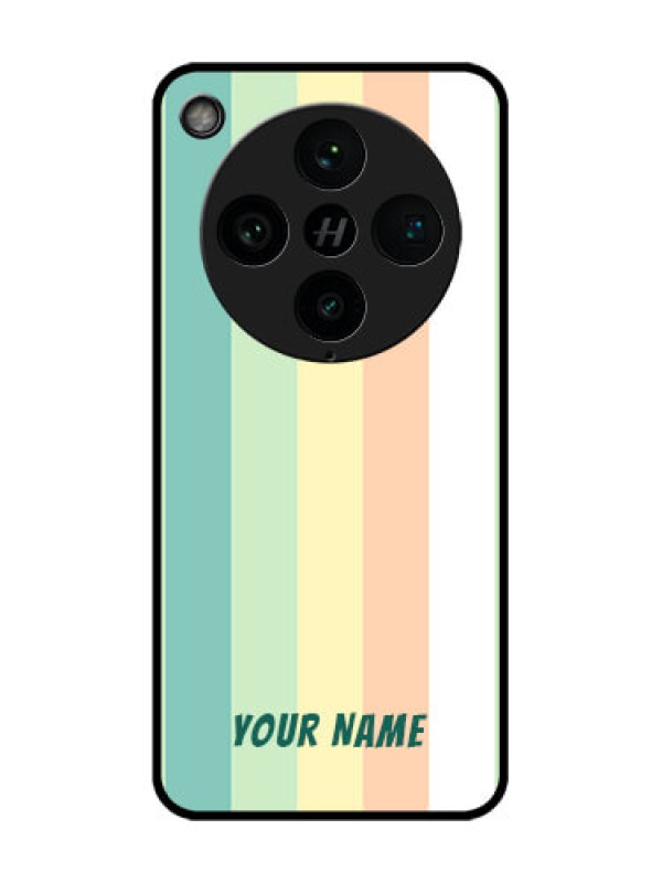 Custom Find X8 Pro 5G Custom Glass Phone Case - Multi - Colour Stripes Design