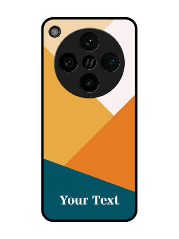 Custom Find X8 Pro 5G Custom Glass Phone Case - Stacked Multi - Colour Design