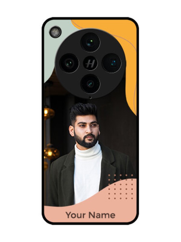 Custom Find X8 Pro 5G Custom Glass Phone Case - Tri - Coloured Overlay Design