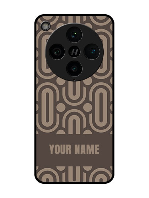 Custom Find X8 Pro 5G Custom Glass Phone Case - Captivating Zero Pattern Design