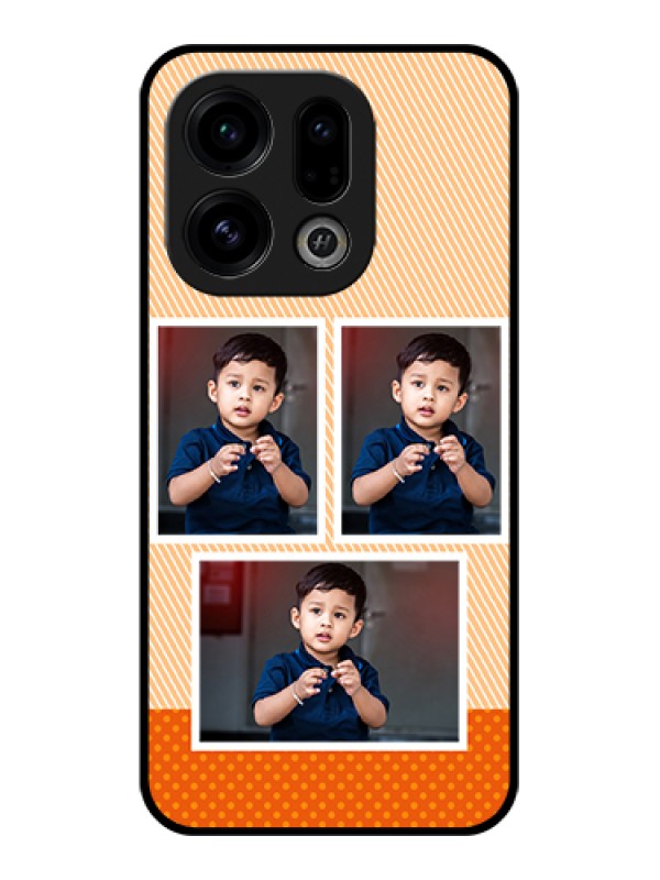 Custom Oppo Find X9 5G Custom Glass Phone Case - Bulk Photos Upload Design