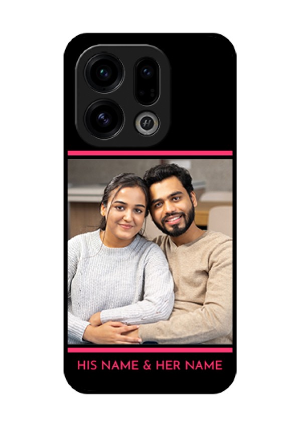 Oppo Find X9 5G Custom Glass Phone Case - With Add Text Design