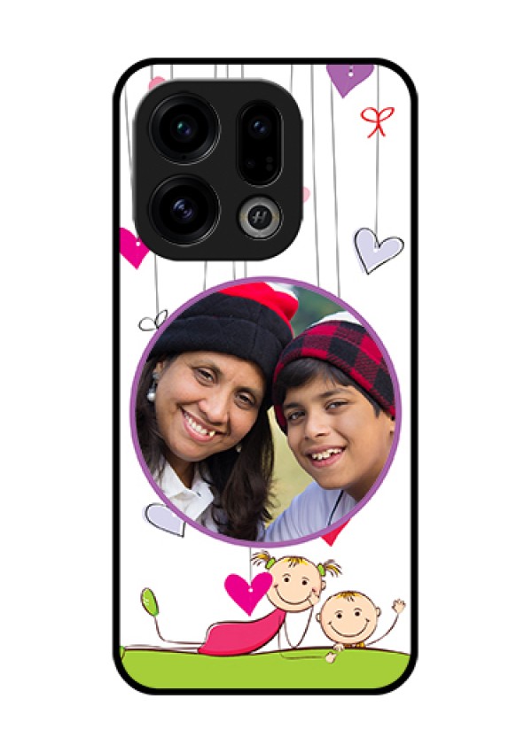 Oppo Find X9 5G Custom Glass Phone Case - Cute Kids Phone Case Design