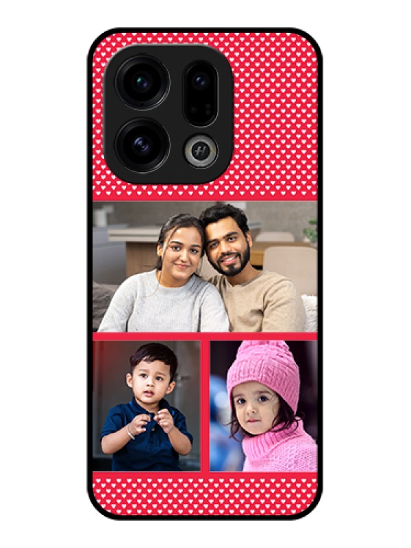 Custom Oppo Find X9 5G Custom Glass Phone Case - Bulk Photo Upload Design