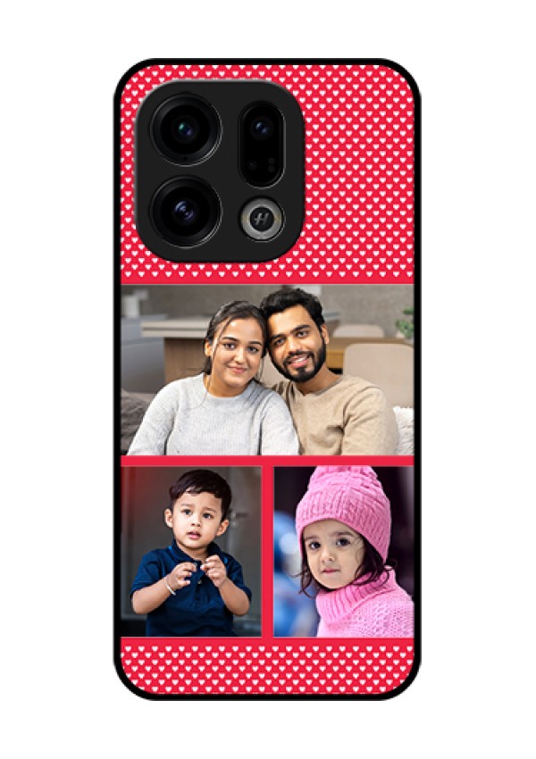 Oppo Find X9 5G Custom Glass Phone Case - Bulk Photo Upload Design
