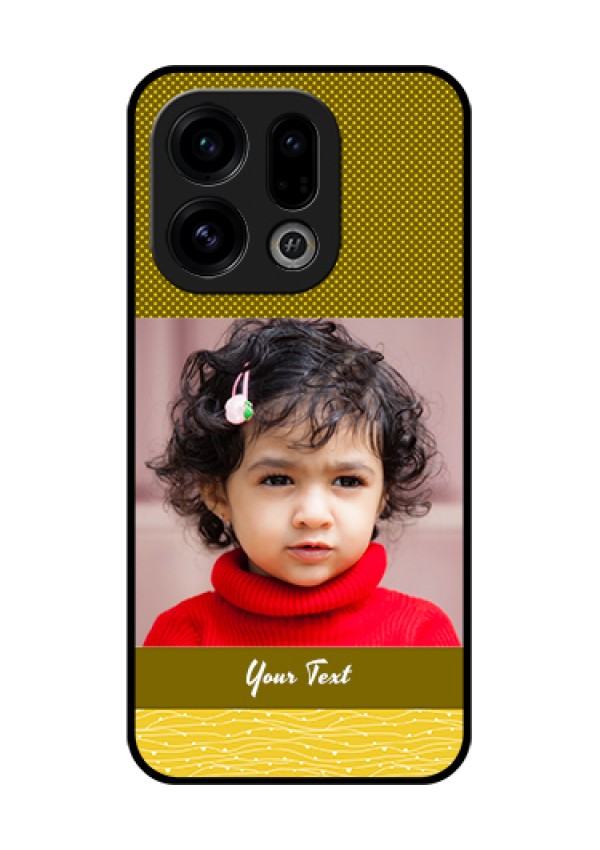 Oppo Find X9 5G Custom Glass Phone Case - Simple Green Color Design