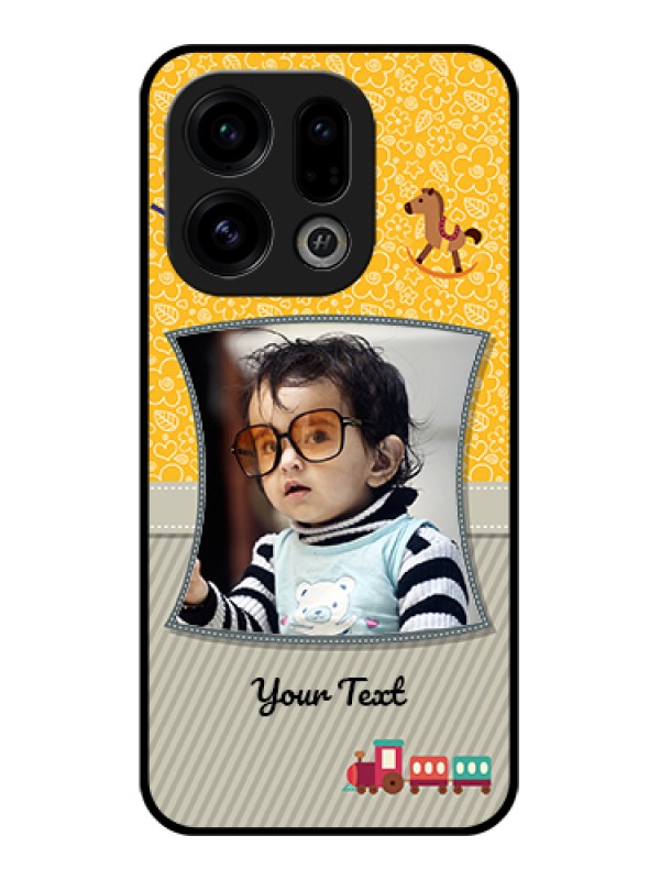 Custom Oppo Find X9 5G Custom Glass Phone Case - Baby Picture Upload Design
