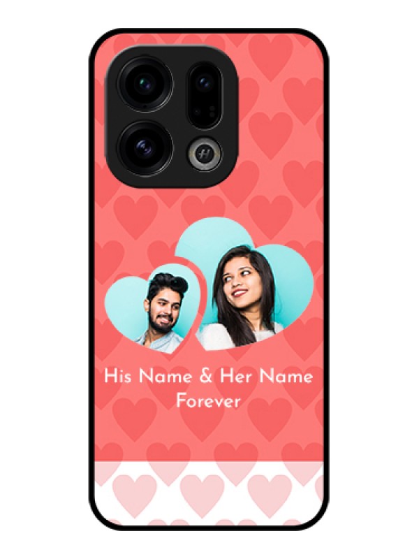 Custom Oppo Find X9 5G Custom Glass Phone Case - Couple Pic Upload Design