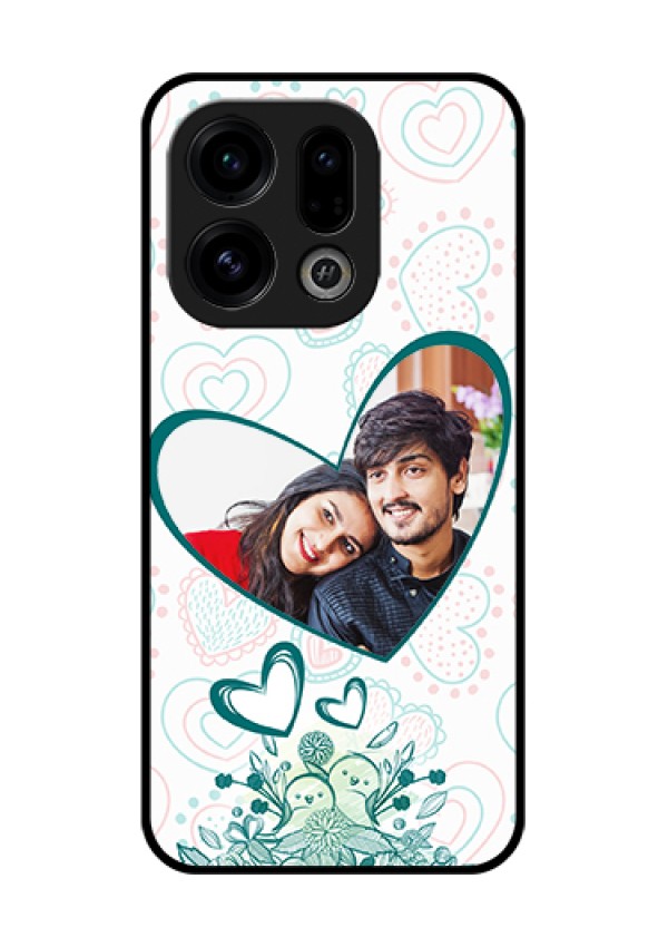 Oppo Find X9 5G Custom Glass Phone Case - Premium Couple Design
