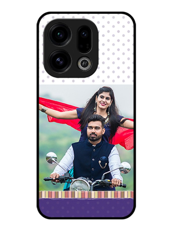 Custom Oppo Find X9 5G Custom Glass Phone Case - Cute Family Design