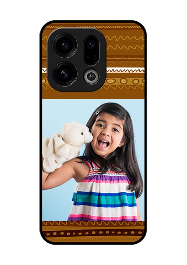 Oppo Find X9 5G Custom Glass Phone Case - Friends Picture Upload Design