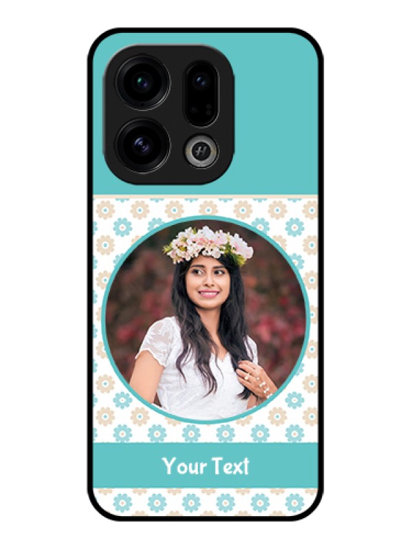 Custom Oppo Find X9 5G Custom Glass Phone Case - Beautiful Flowers Design