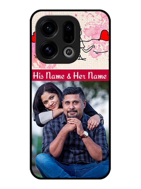 Custom Oppo Find X9 5G Custom Glass Phone Case - You And Me Case Design