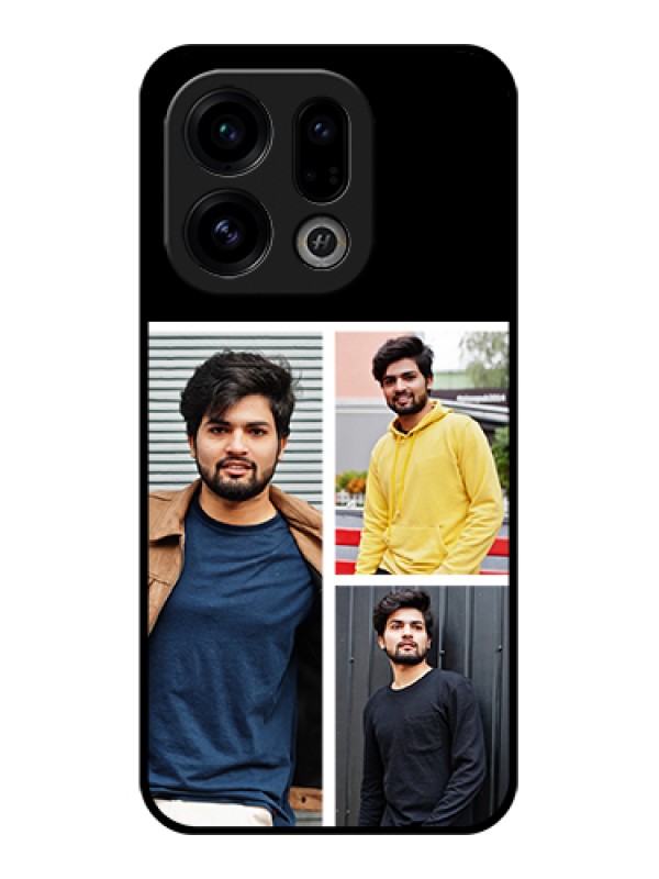 Custom Oppo Find X9 5G Custom Glass Phone Case - Upload Multiple Picture Design