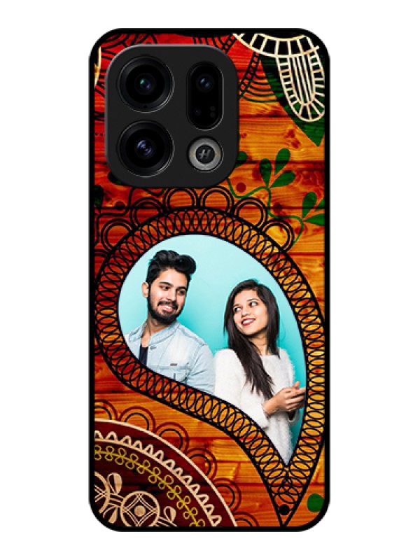 Custom Oppo Find X9 5G Custom Glass Phone Case - Abstract Colorful Design