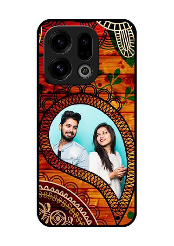 Oppo Find X9 5G Custom Glass Phone Case - Abstract Colorful Design