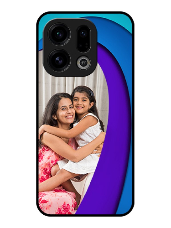 Custom Oppo Find X9 5G Custom Glass Phone Case - Simple Pattern Design