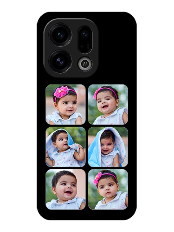 Custom Oppo Find X9 5G Custom Glass Phone Case - Multiple Pictures Design