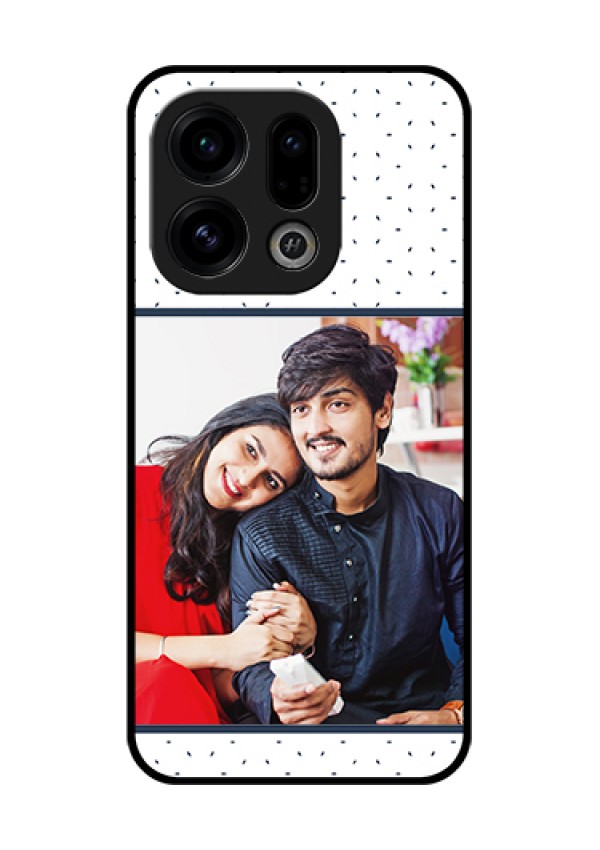 Oppo Find X9 5G Custom Glass Phone Case - Premium Dot Design