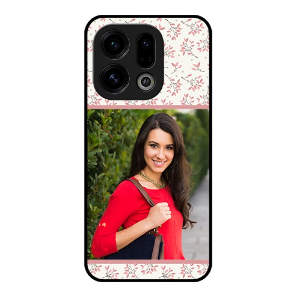 Oppo Find X9 5G Custom Glass Phone Case - Stunning Floral Design