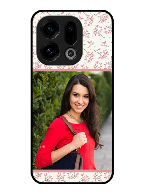 Custom Oppo Find X9 5G Custom Glass Phone Case - Stunning Floral Design