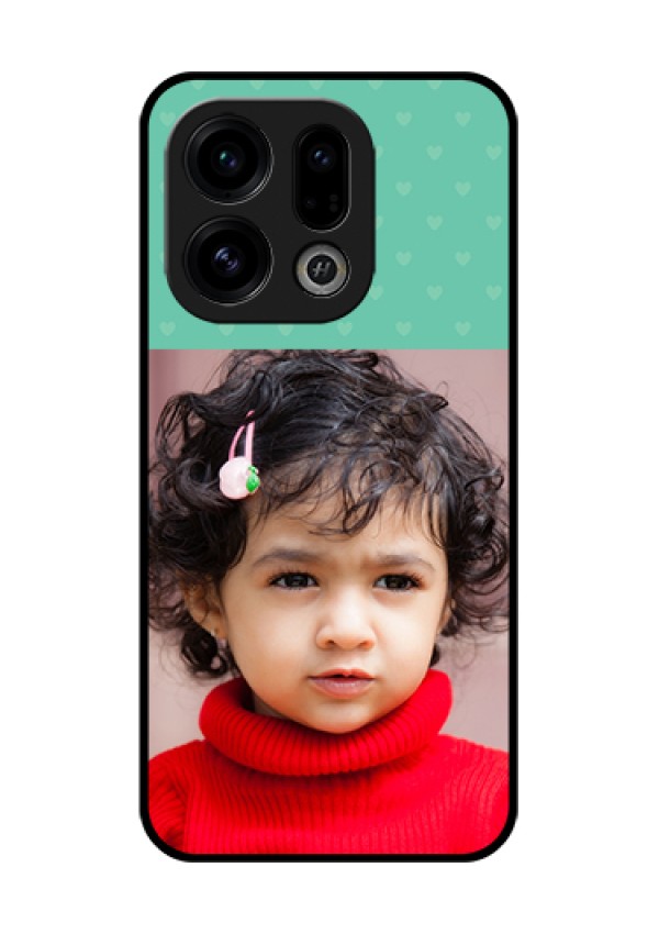 Oppo Find X9 5G Custom Glass Phone Case - Lovers Picture Design