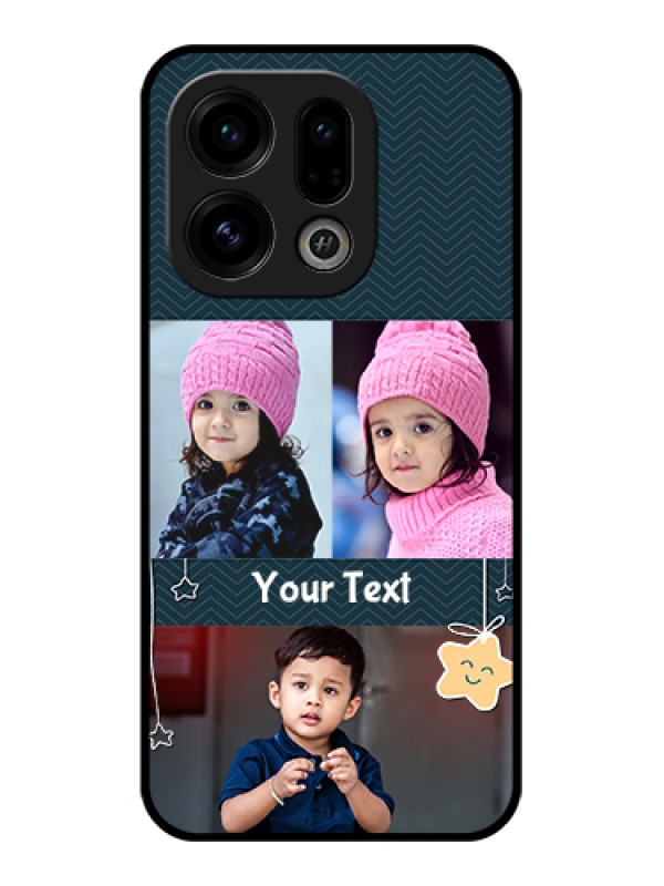 Custom Oppo Find X9 5G Custom Glass Phone Case - Hanging Stars Design