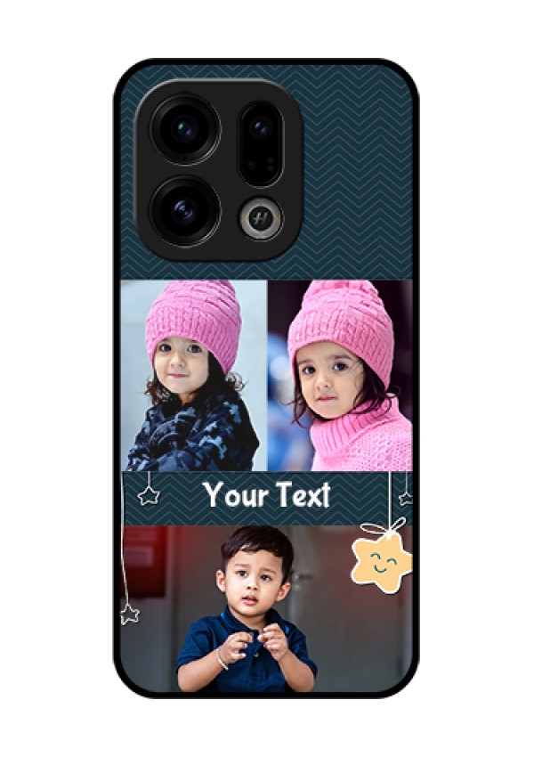 Oppo Find X9 5G Custom Glass Phone Case - Hanging Stars Design