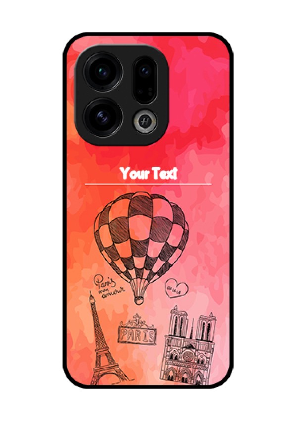 Oppo Find X9 5G Custom Glass Phone Case - Paris Theme Design
