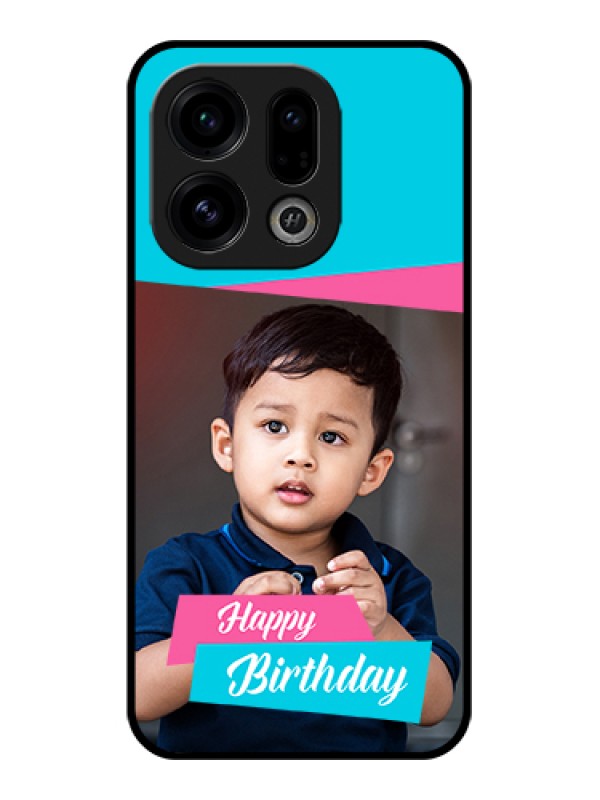 Custom Oppo Find X9 5G Custom Glass Phone Case - Image Holder With 2 Color Design