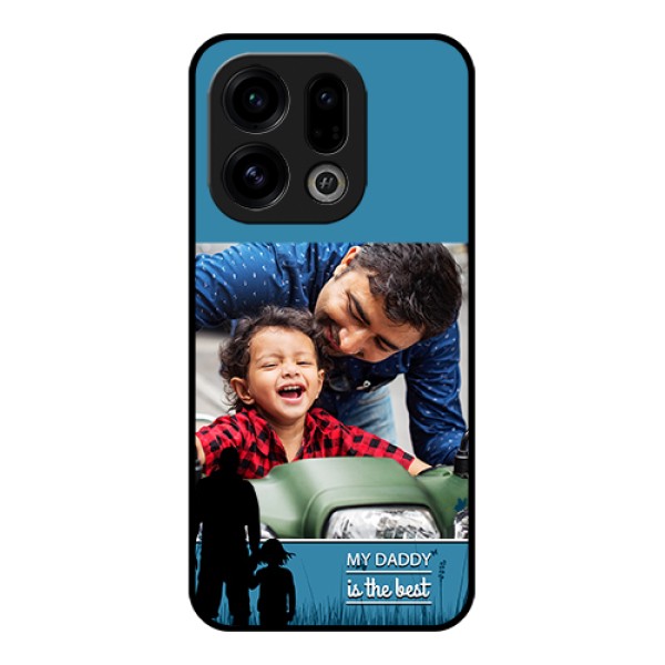 Oppo Find X9 5G Custom Glass Phone Case - Best Dad Design
