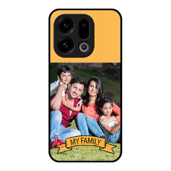 Oppo Find X9 5G Custom Glass Phone Case - My Family Design