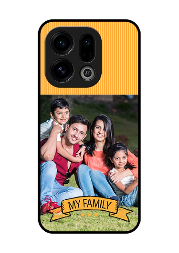 Oppo Find X9 5G Custom Glass Phone Case - My Family Design